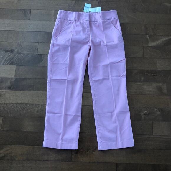 NWT J.CREW Favorite Fit Broken -In pink CHINO size 2 - Picture 3 of 9